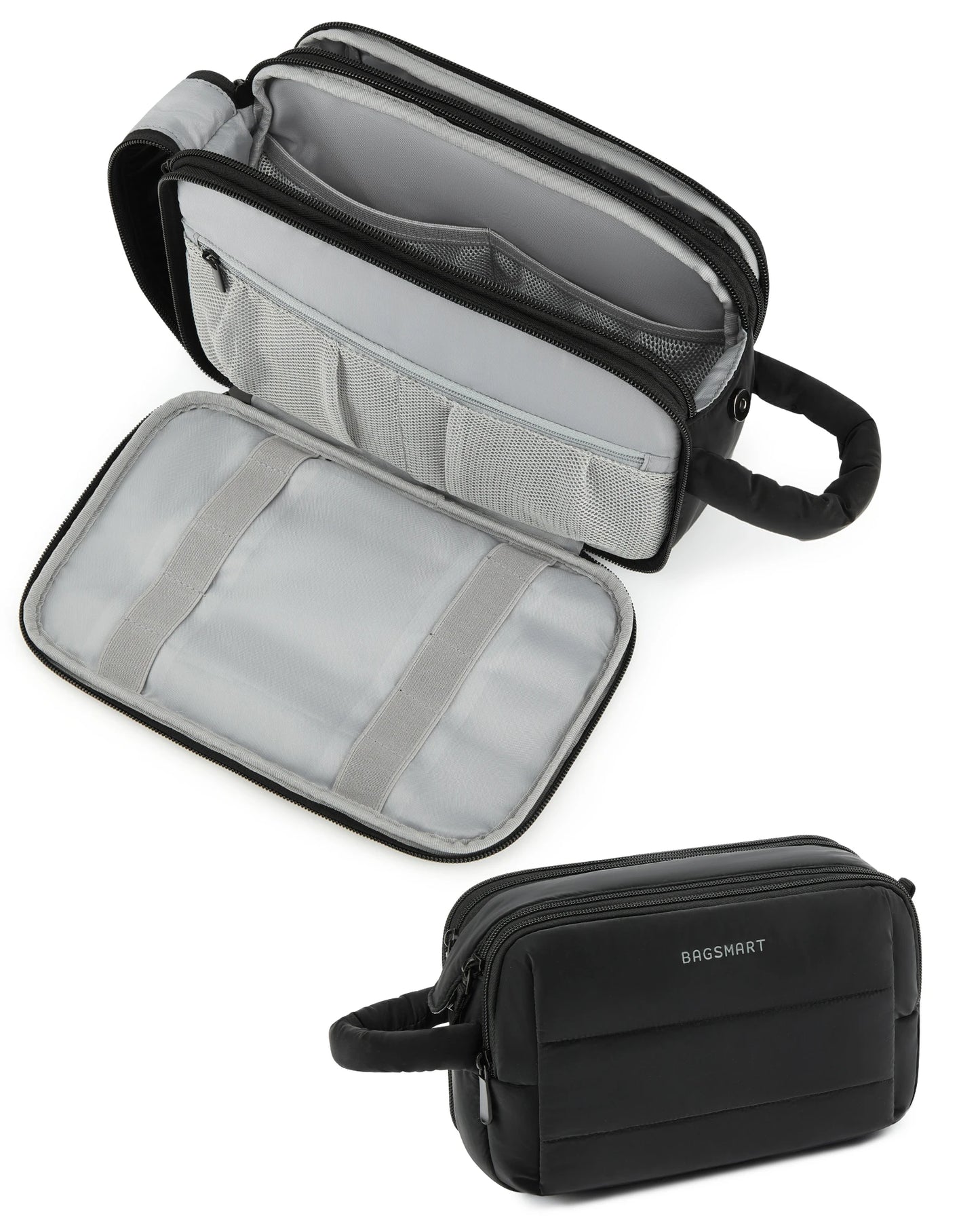 trousse de toilette blanche