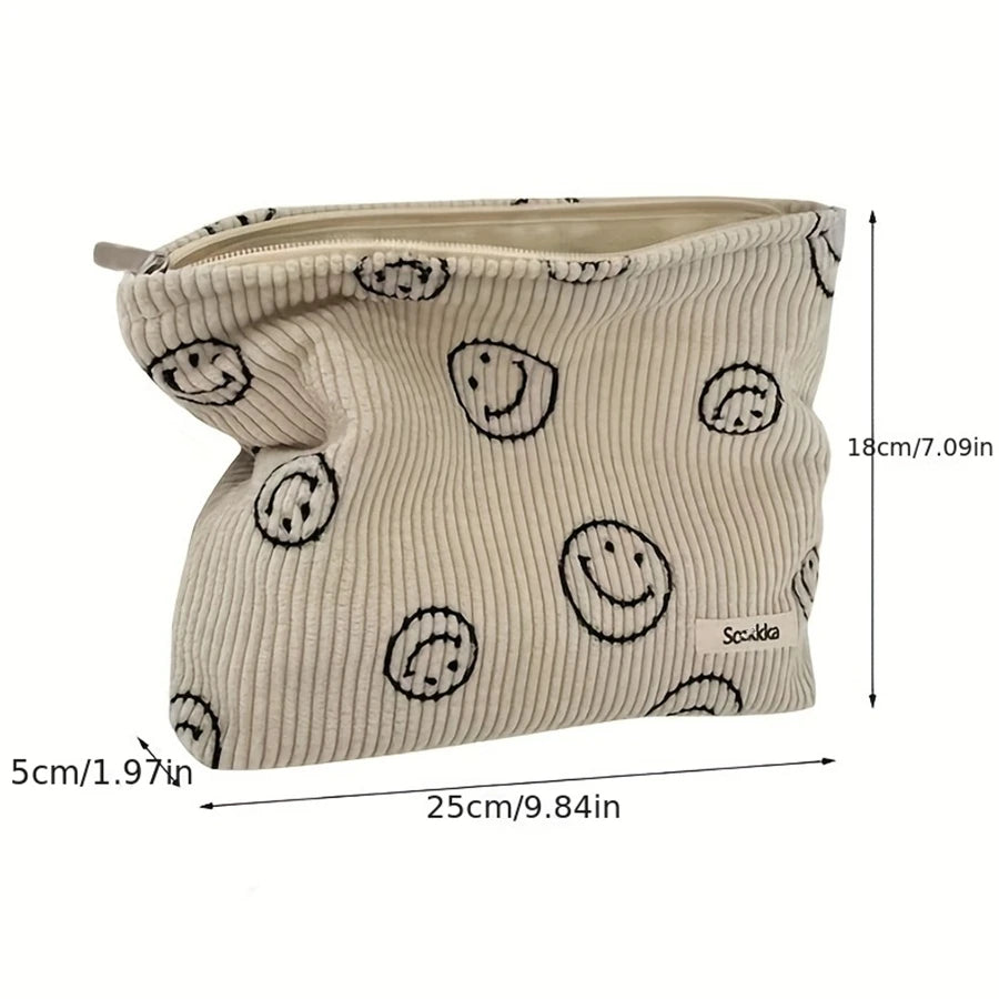 trousse de toilette velours cotelé