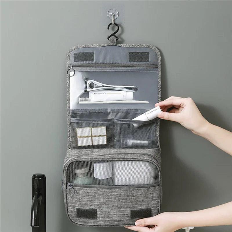 trousse de toilette de voyage à suspendre