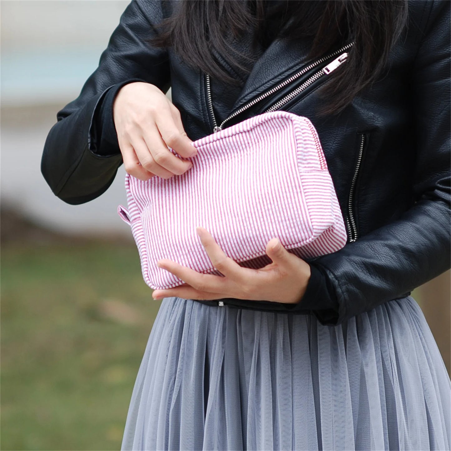 trousse de toilette en tissu