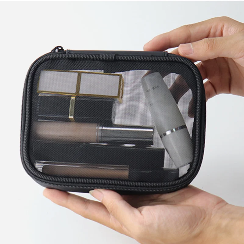 trousse de toilette transparente action