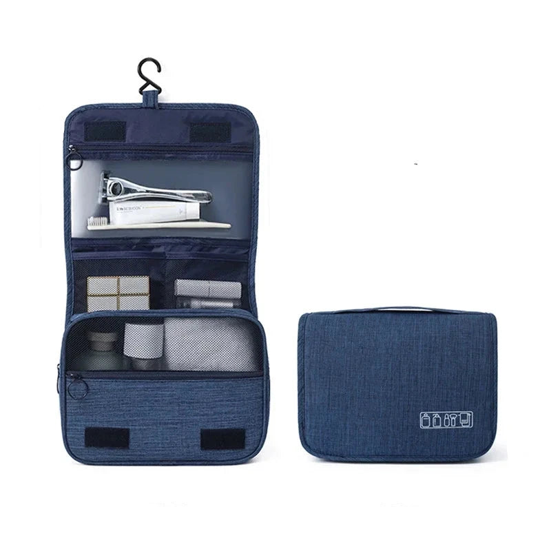 trousse de toilette pliable à suspendre
