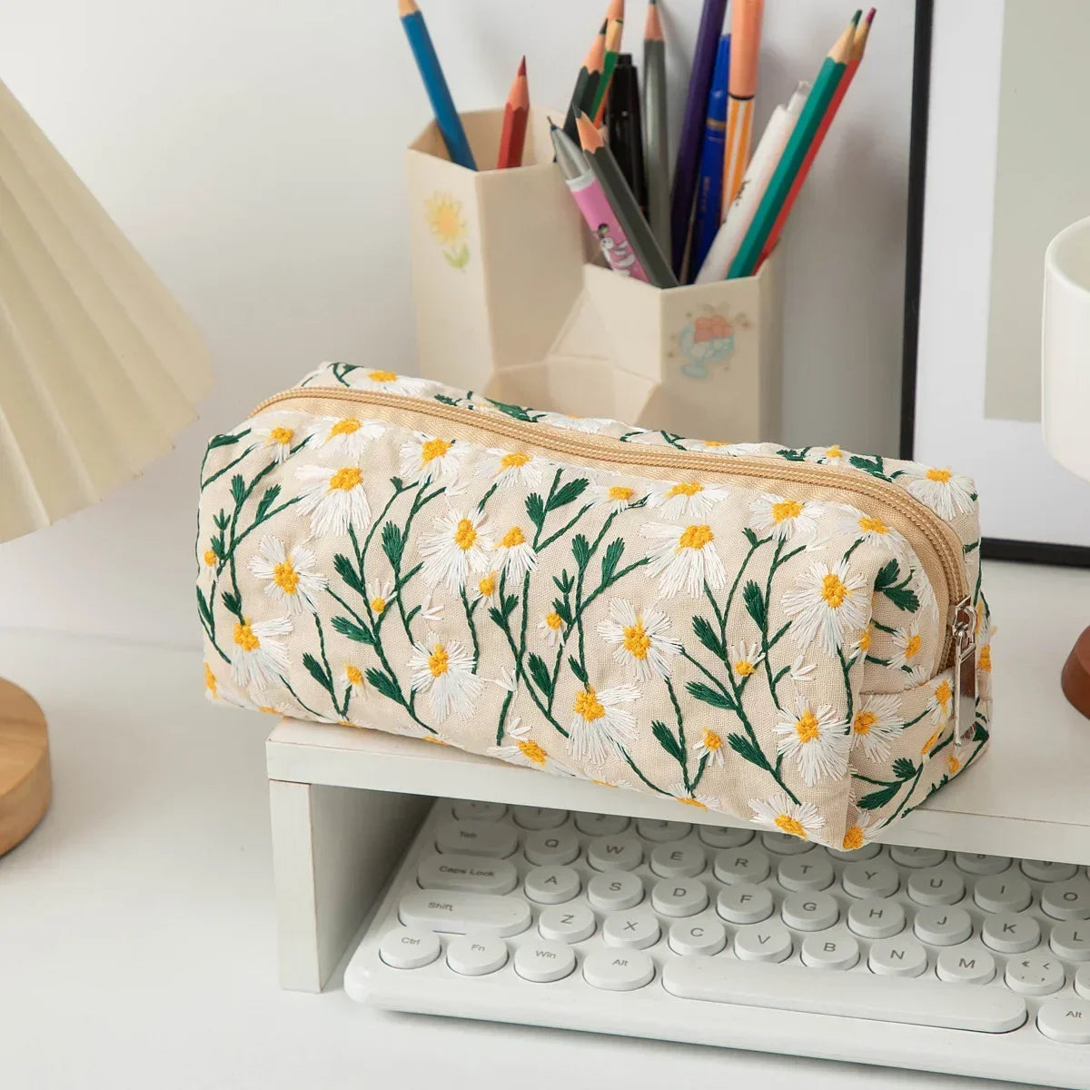 trousse de toilette fleurs