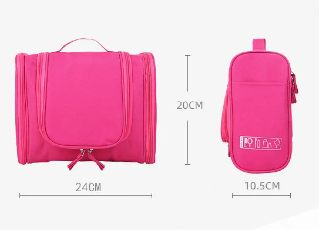 trousse de toilette rouge
