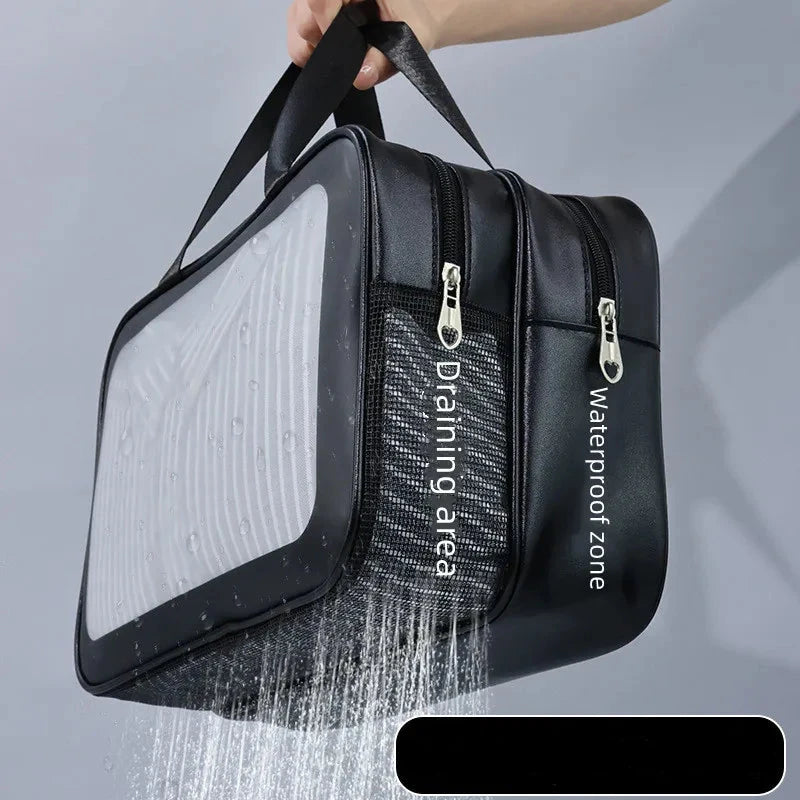 trousse de toilette femme avec compartiment