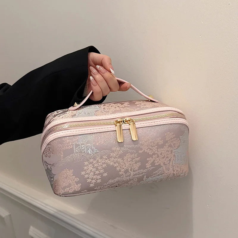 grande trousse de toilette tissu