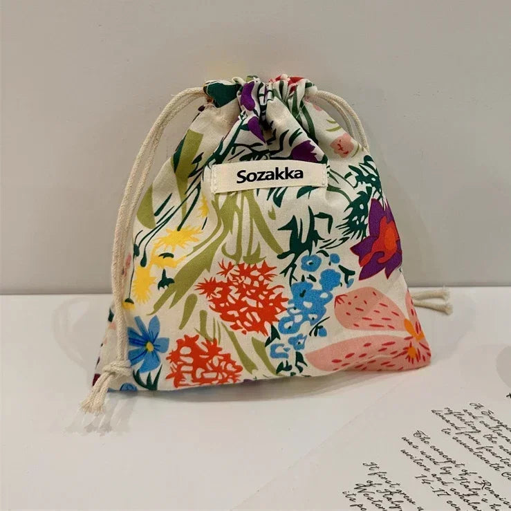 trousse de toilette femme tissu