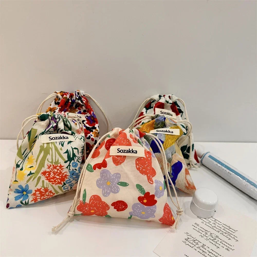 trousse de toilette femme tissu