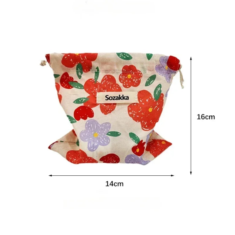 trousse de toilette femme tissu