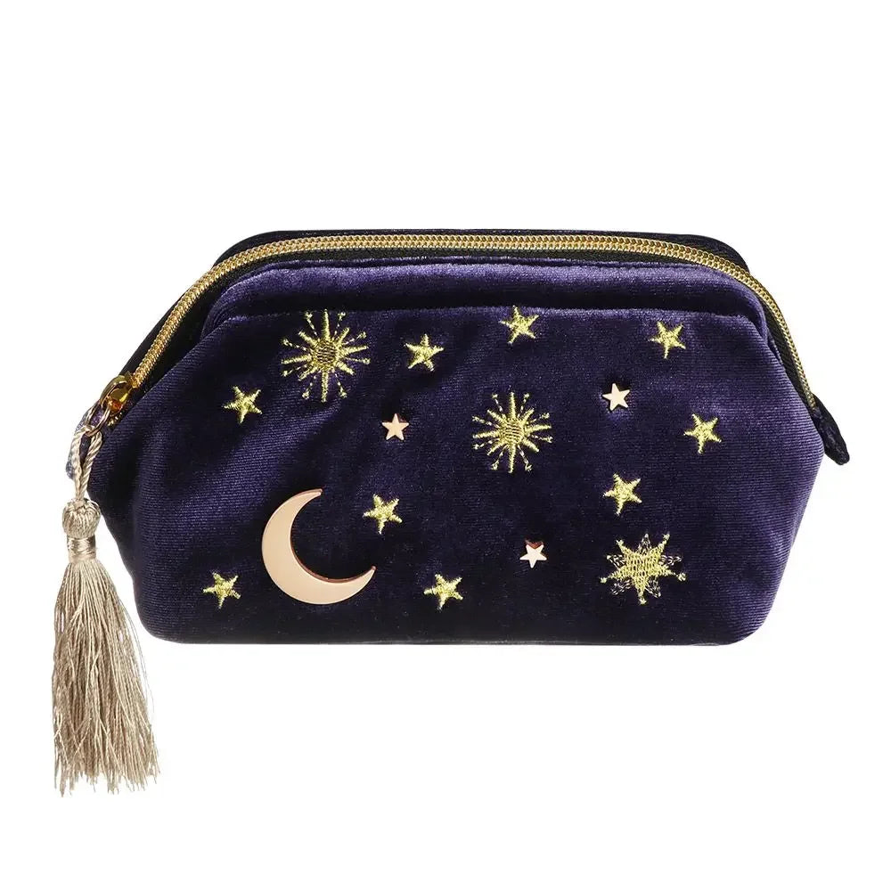trousse de toilette brodée