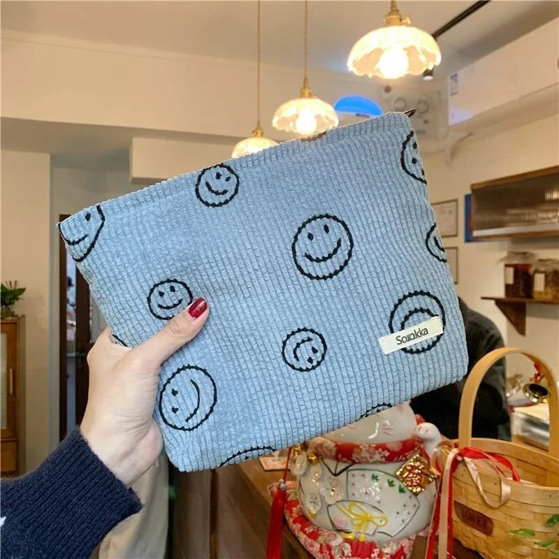 trousse de toilette velours cotelé