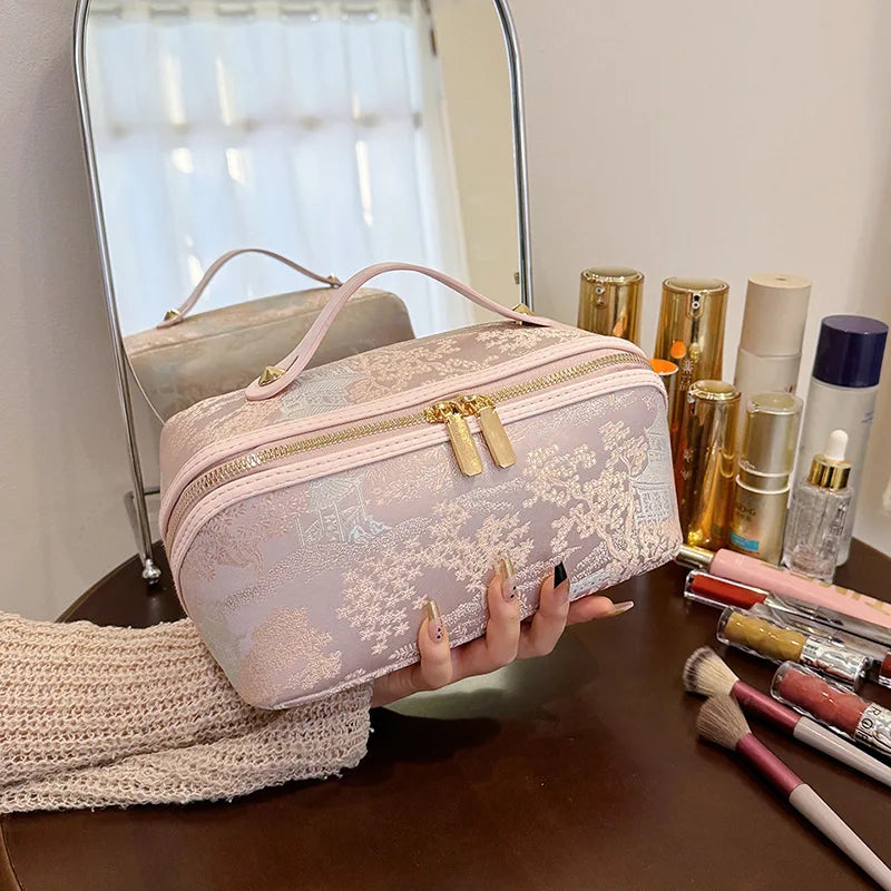 grande trousse de toilette tissu