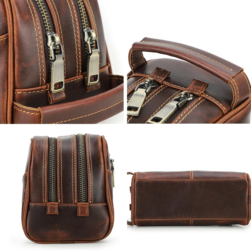trousse de toilette homme cuir