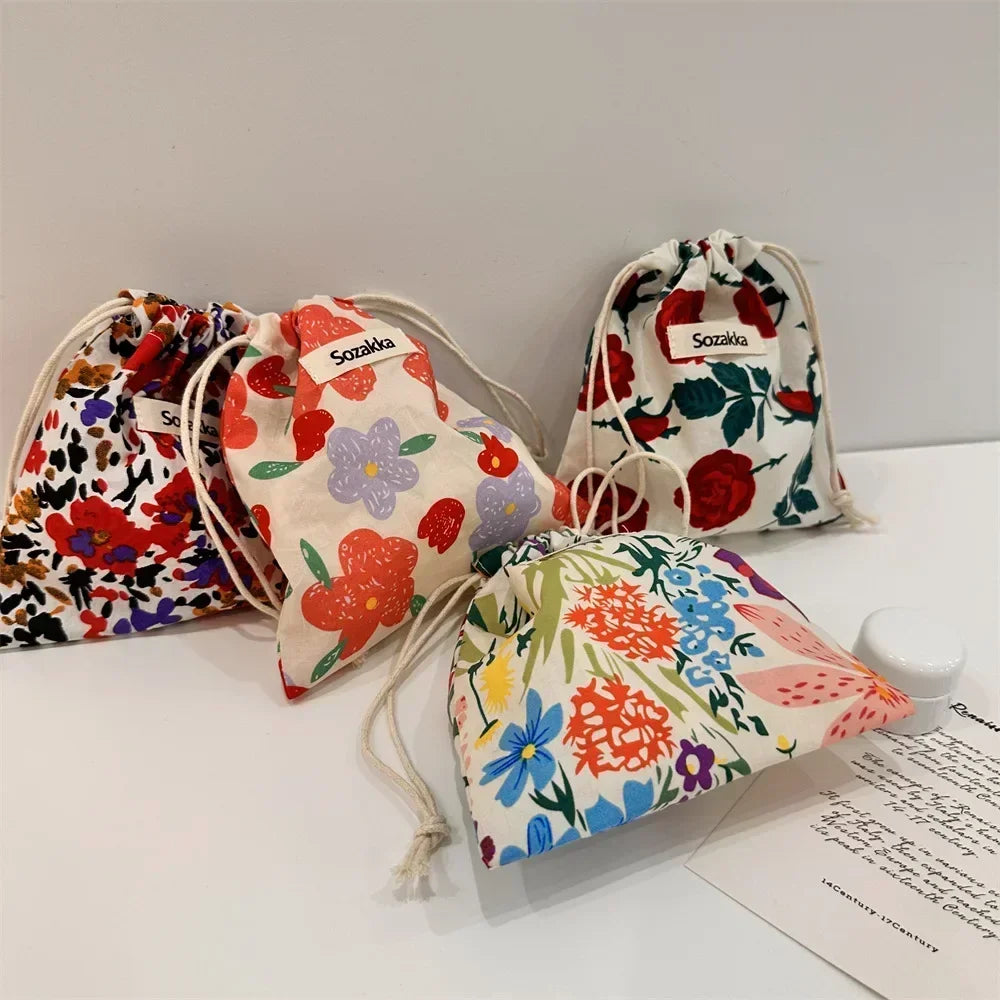 trousse de toilette femme tissu