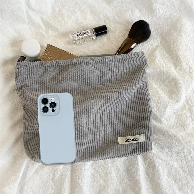 trousse de toilette velours