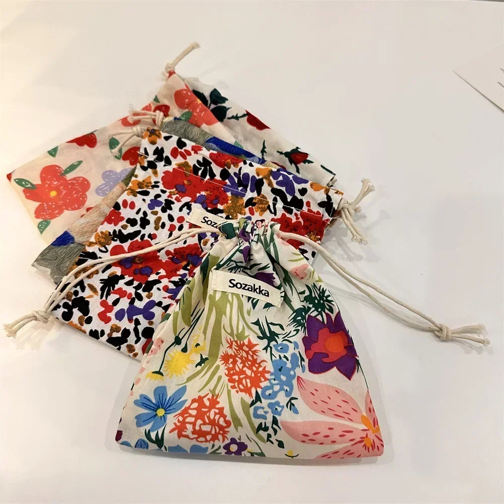 trousse de toilette femme tissu