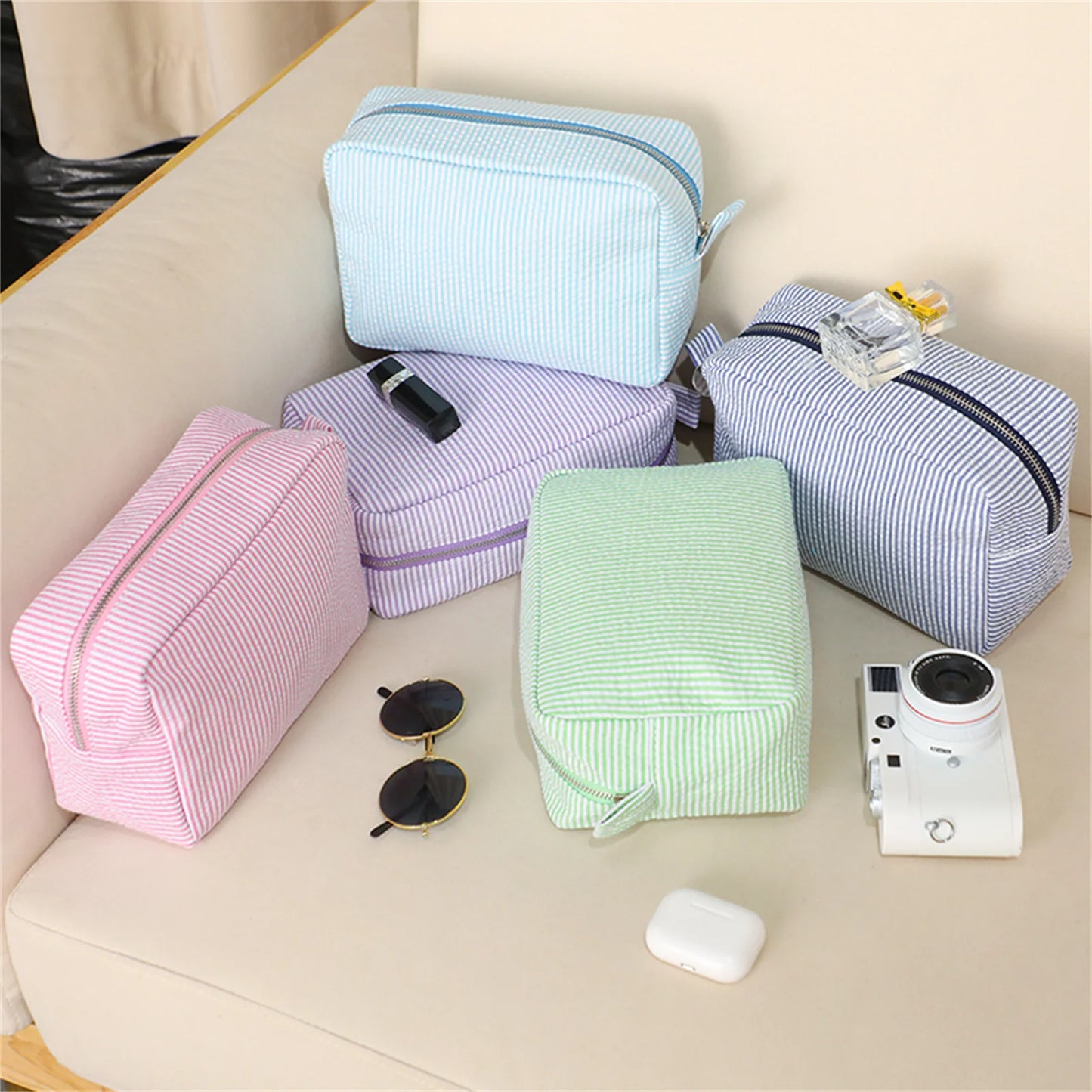 trousse de toilette en tissu