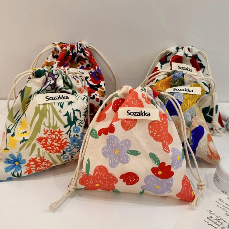 trousse de toilette femme tissu
