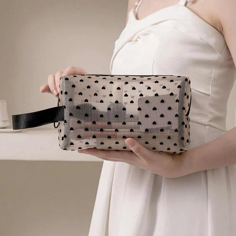 trousse de toilette transparente