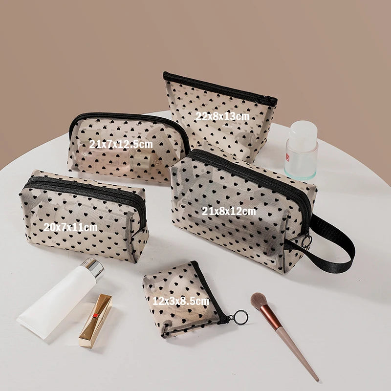 trousse de toilette transparente