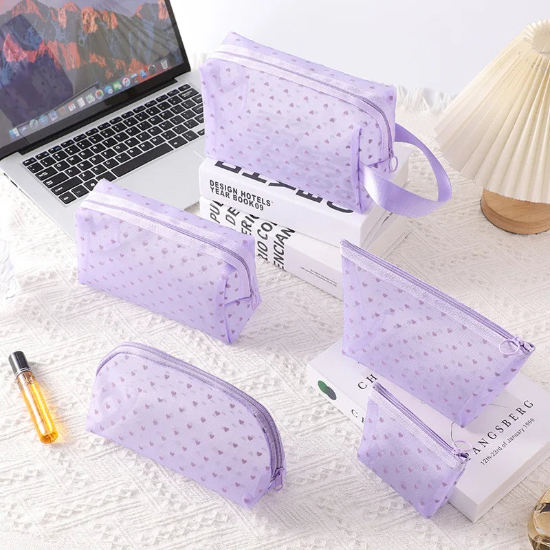 trousse de toilette transparente