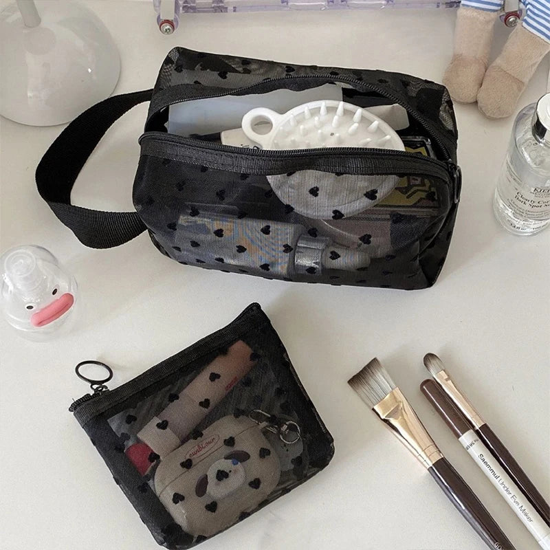 trousse de toilette transparente