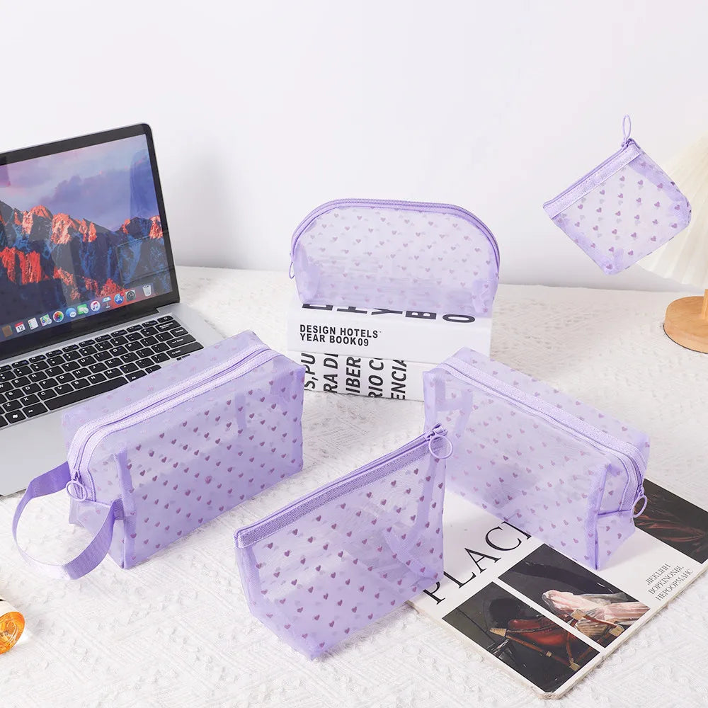 trousse de toilette transparente