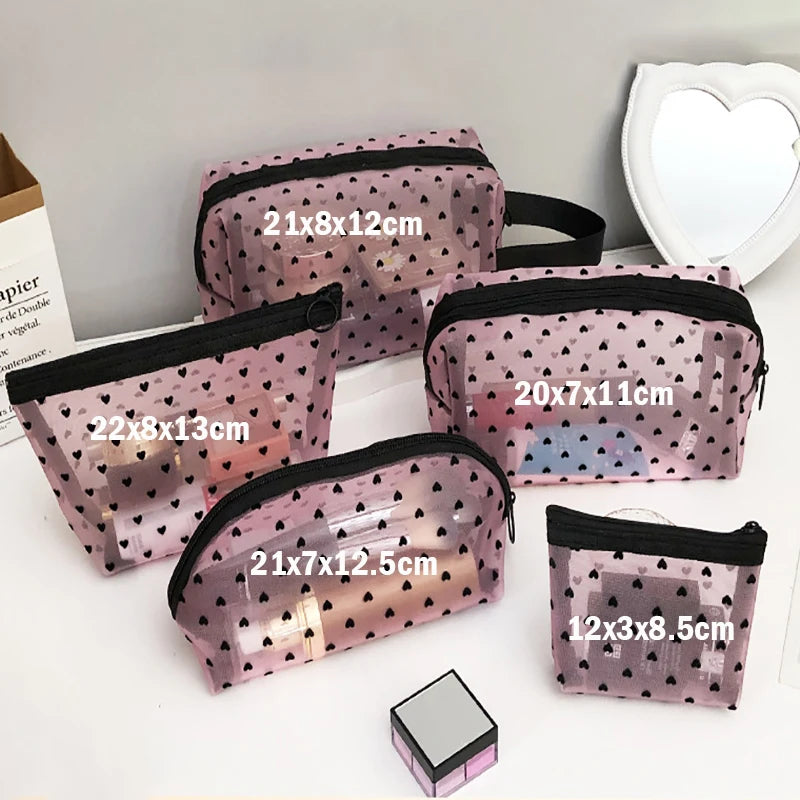 trousse de toilette transparente