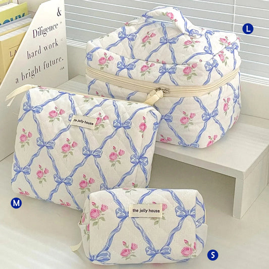 grande trousse de toilette matelassée