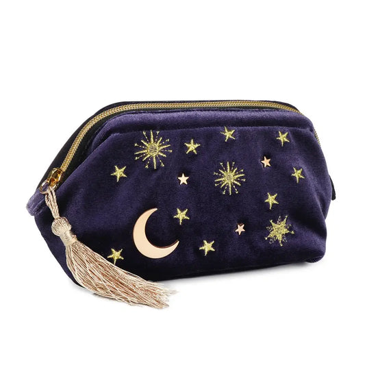 trousse de toilette brodée
