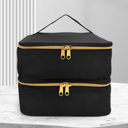 trousse de toilette double compartiment