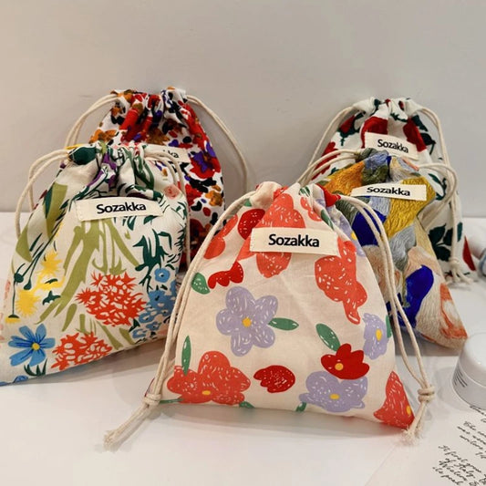 trousse de toilette femme tissu