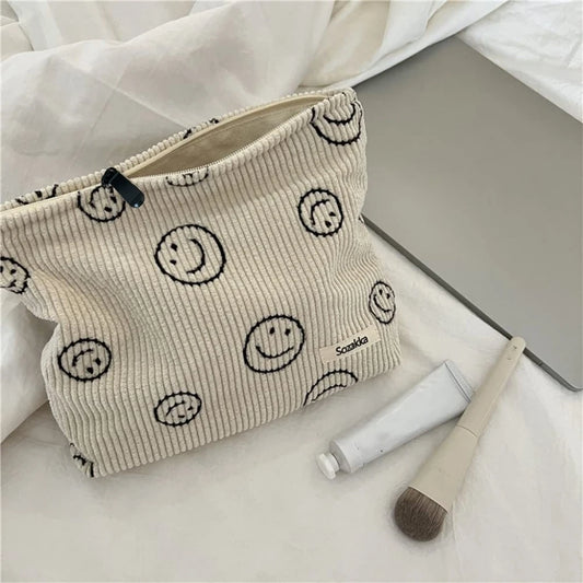 trousse de toilette velours cotelé